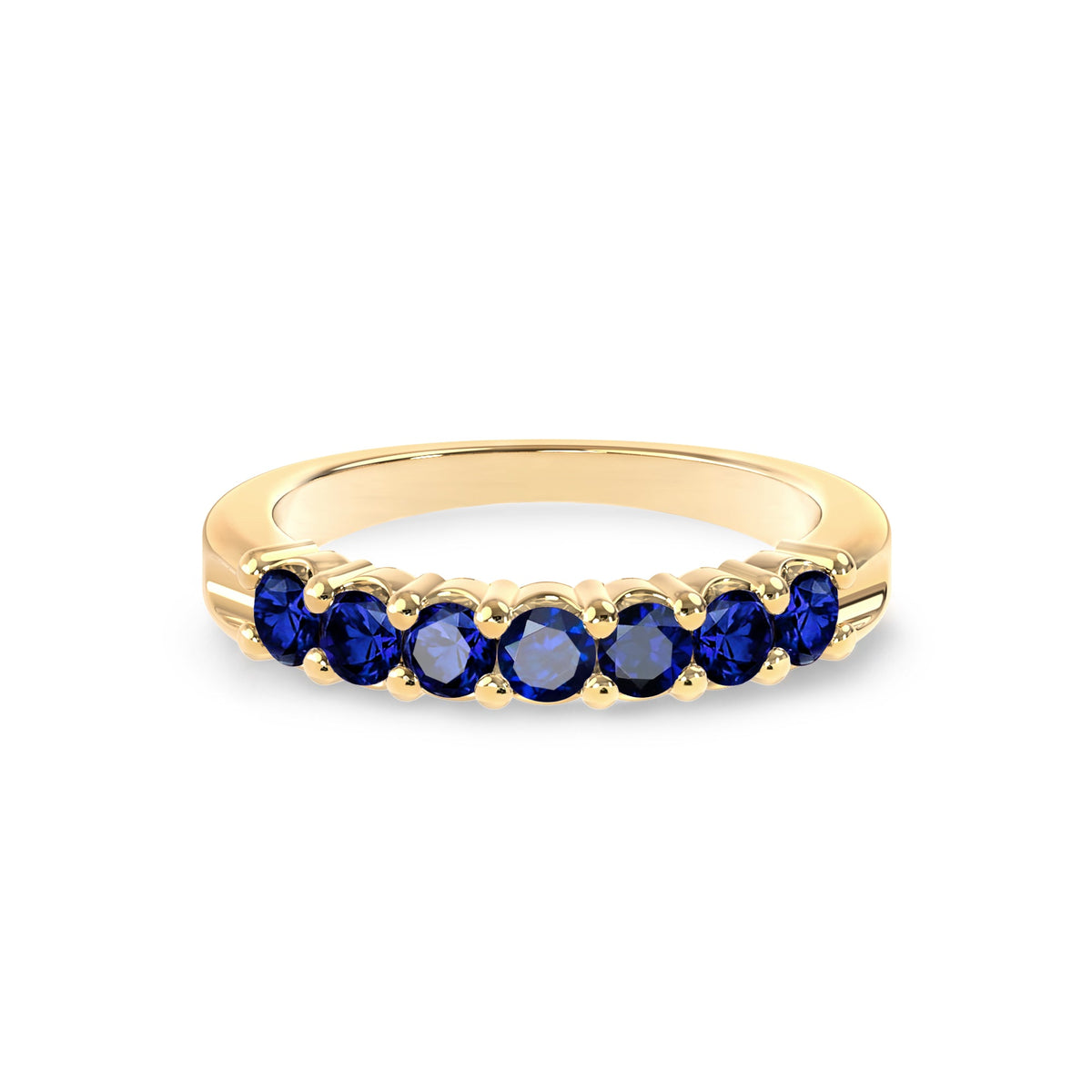 Rosecliff Luxe Sapphire Stackable Ring in 14k Gold (September)