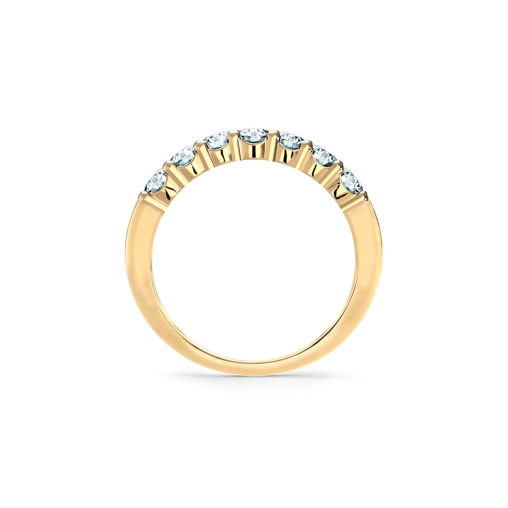 Rosecliff Luxe Aquamarine Stackable Ring in 14k Gold (March)