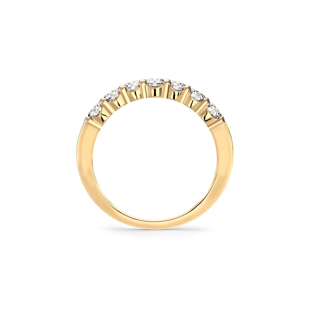 Rosecliff Luxe White Topaz Stackable Ring in 14k Gold (April)