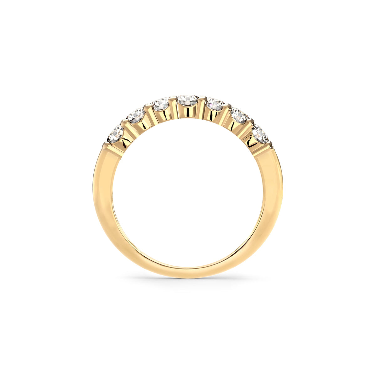 Rosecliff Luxe White Topaz Stackable Ring in 14k Gold (April)