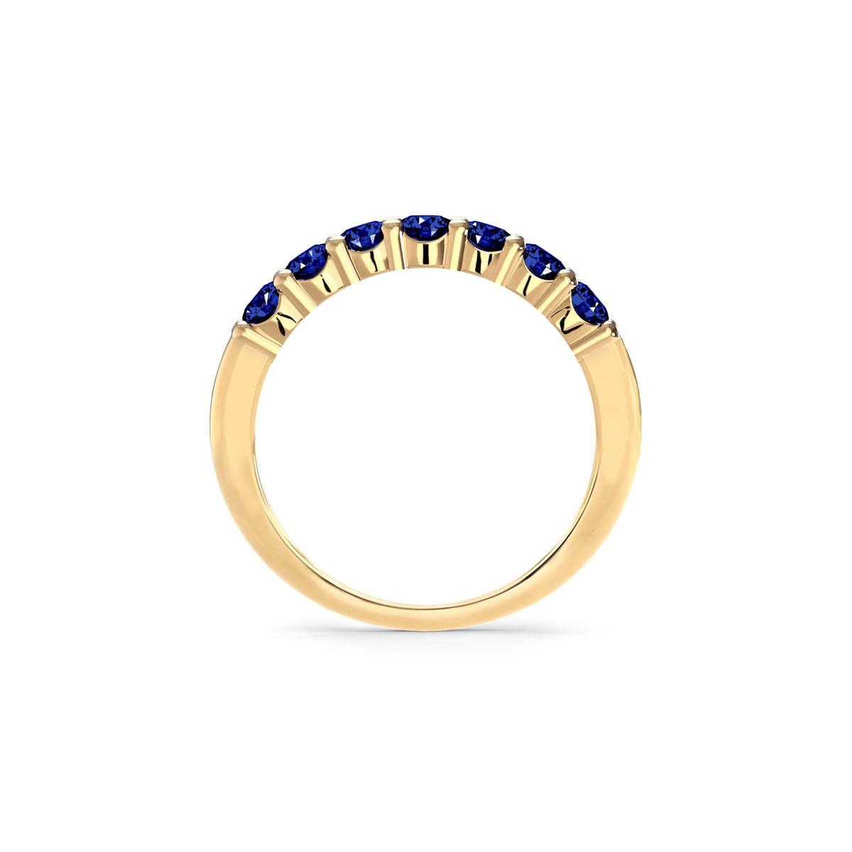 Rosecliff Luxe Sapphire Stackable Ring in 14k Gold (September)