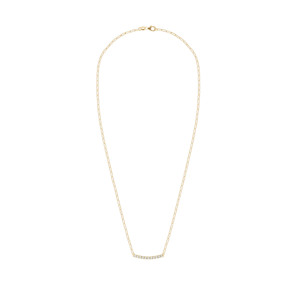 Rosecliff Bar Adelaide Mini Necklace in 14k Gold
