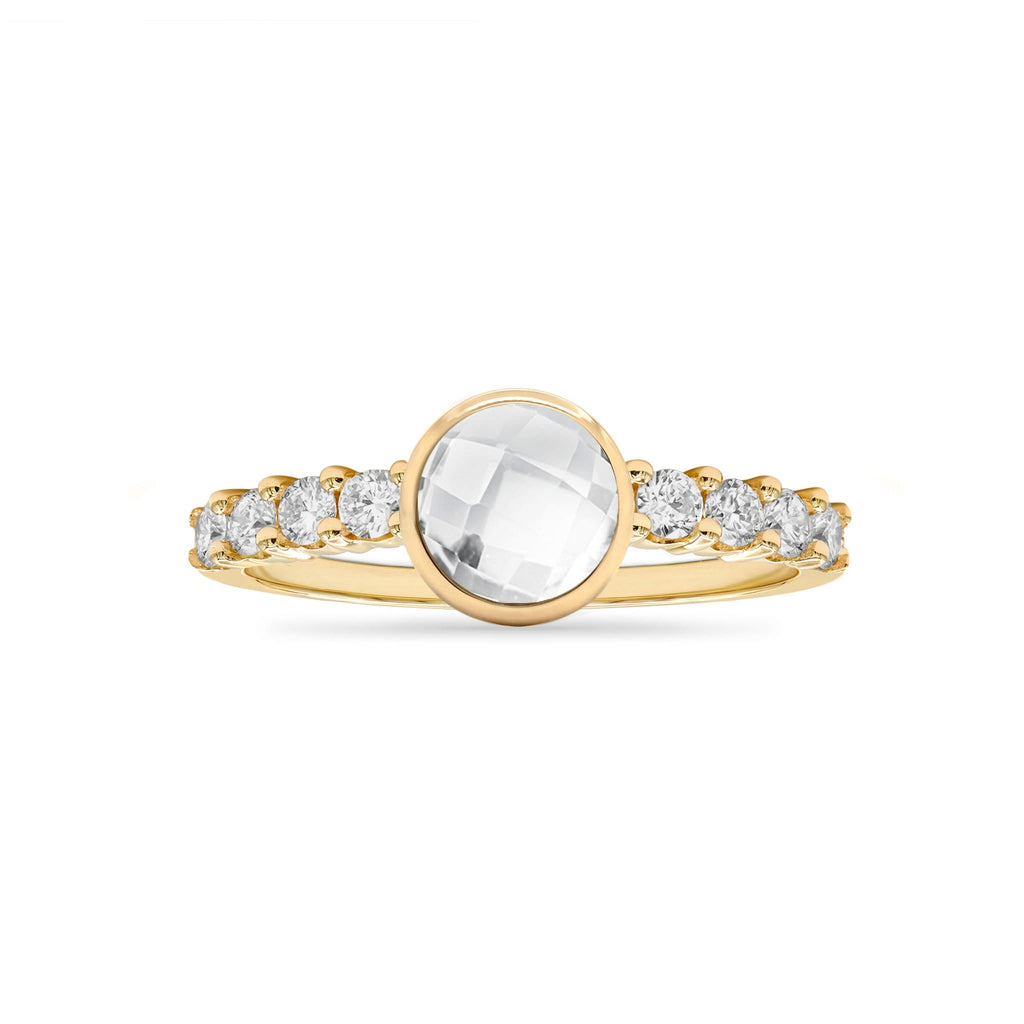 Rosecliff Grand Ring in 14k Gold