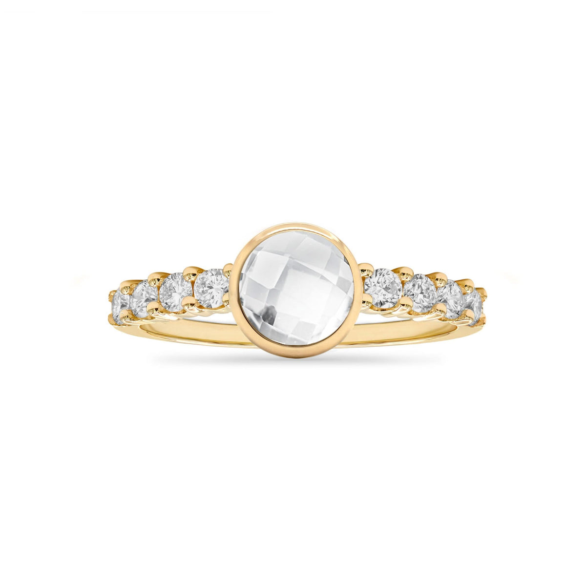 Rosecliff Grand Ring in 14k Gold