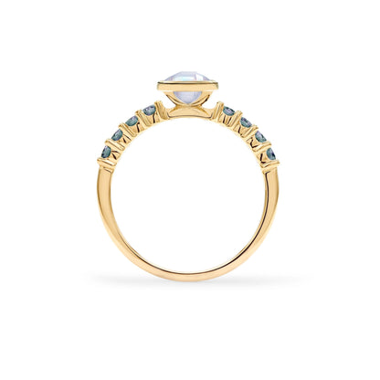 Rosecliff Grand Moonstone Ring in 14k Gold (June)