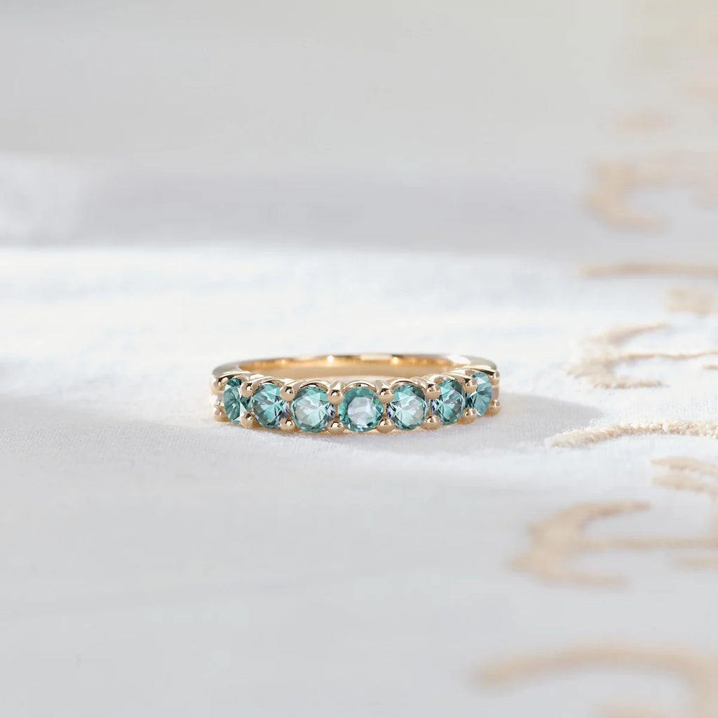 Rosecliff Luxe Alexandrite Stackable Ring in 14k Gold (June)