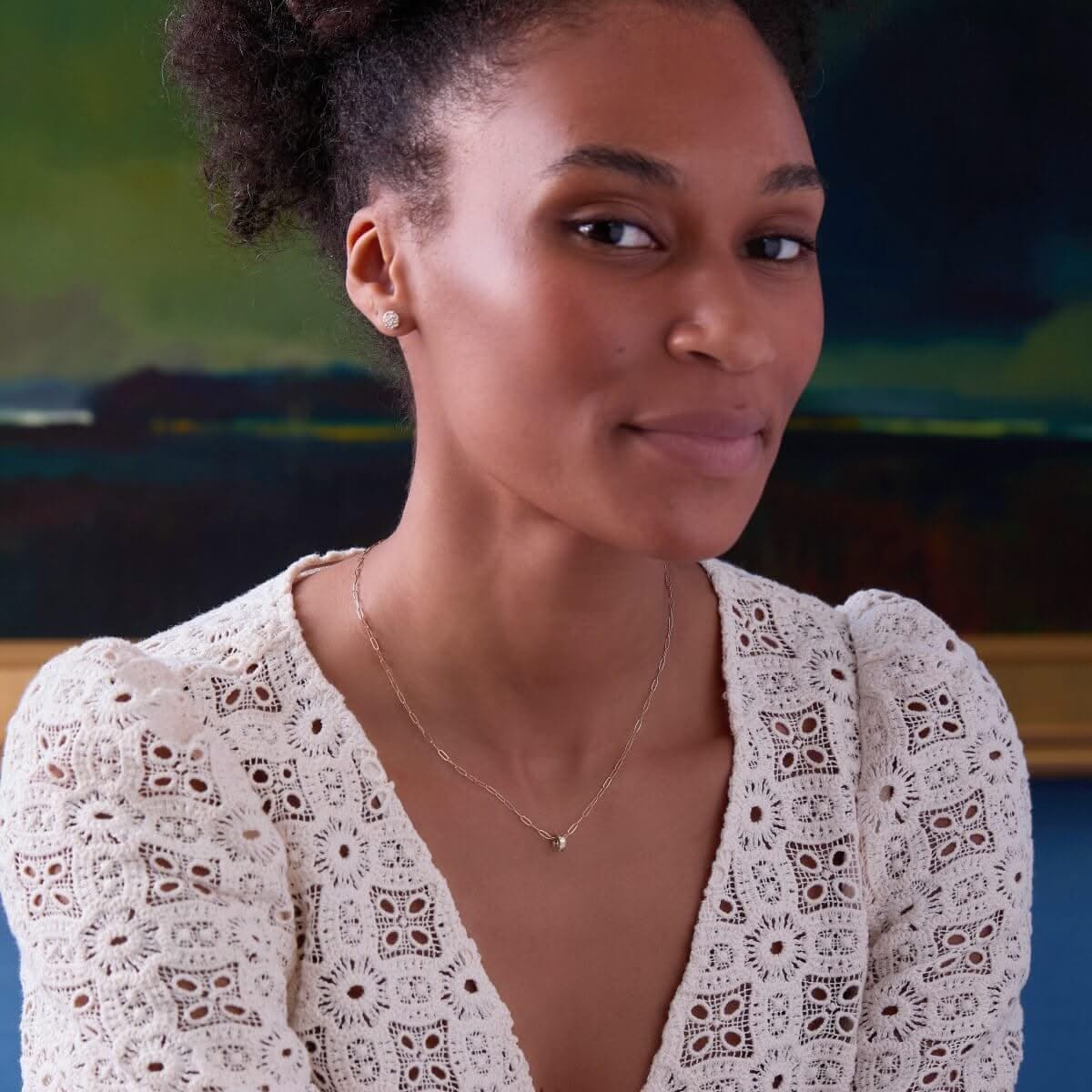 Rosecliff Diamond Bead in 14k Gold