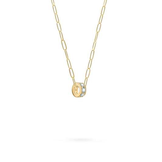 Rosecliff Nantucket Blue Topaz Bead in 14k Gold (December)
