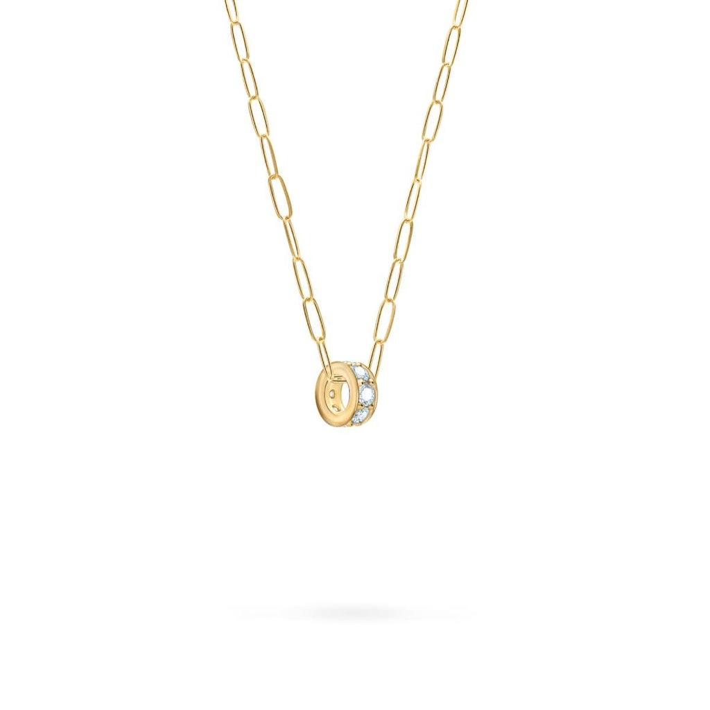 Rosecliff Aquamarine Bead in 14k Gold (March)