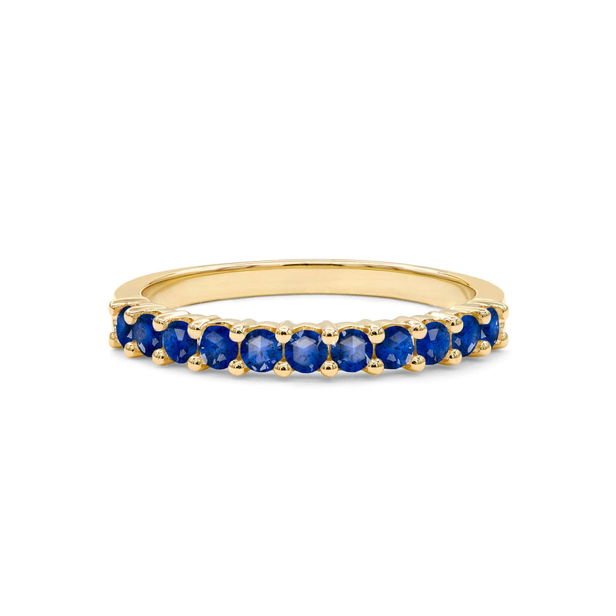 Rosecliff Sapphire Stackable Ring in 14k Gold (September)