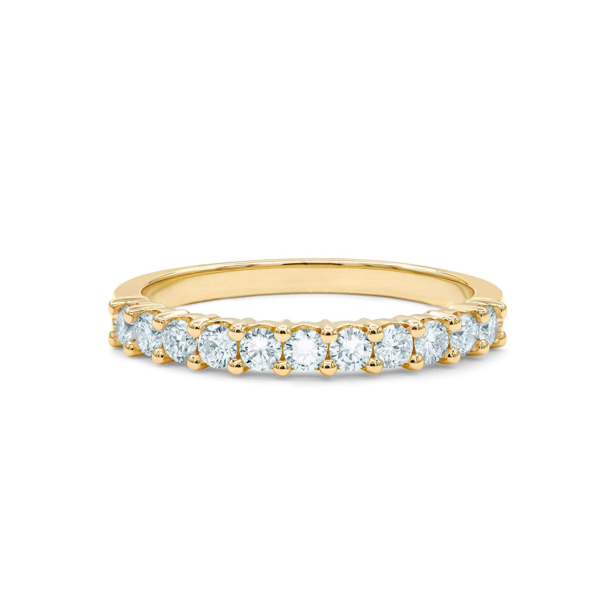 Rosecliff Aquamarine Stackable Ring in 14k Gold (March)