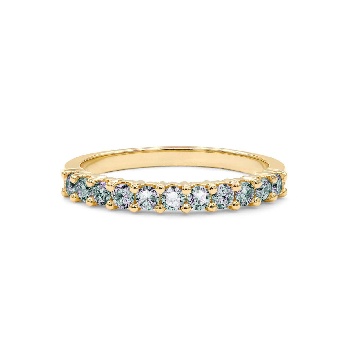 Rosecliff Alexandrite Stackable Ring in 14k Gold (June)