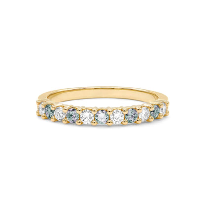 Rosecliff Diamond & Alexandrite Stackable Ring in 14k Gold (June)