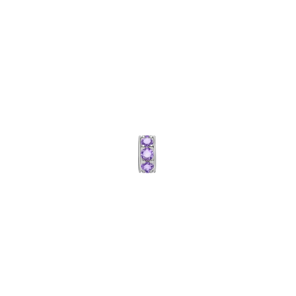 Rosecliff Amethyst Bead in 14k Gold (February)