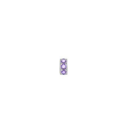 Rosecliff Amethyst Bead in 14k Gold (February)