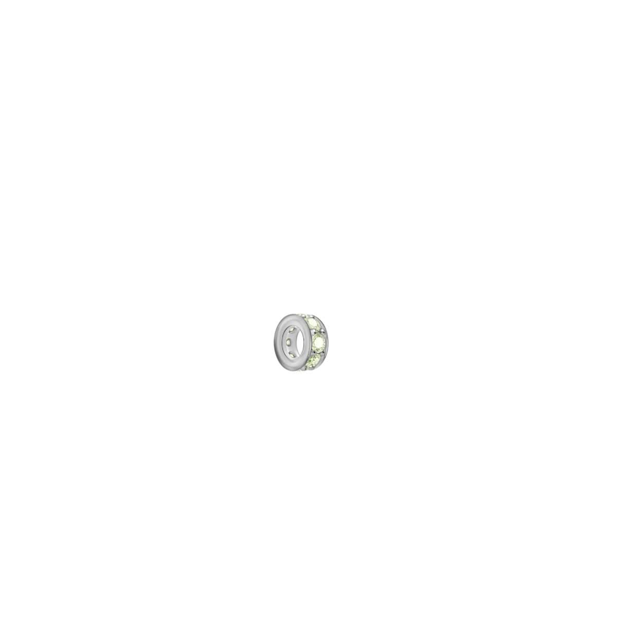 Rosecliff Peridot Bead in 14k Gold (August)