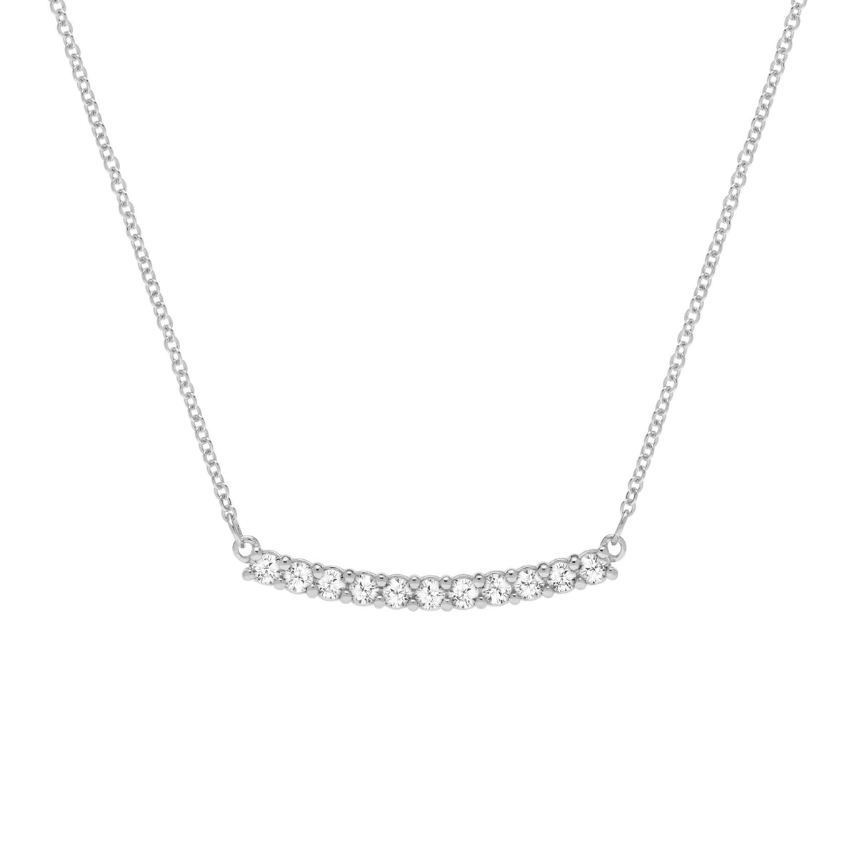 Rosecliff Bar Necklace in 14k Gold