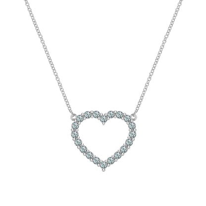 Rosecliff Heart Alexandrite Necklace in 14k Gold (June)