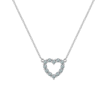 Rosecliff Small Heart Alexandrite Necklace in 14k Gold (June)