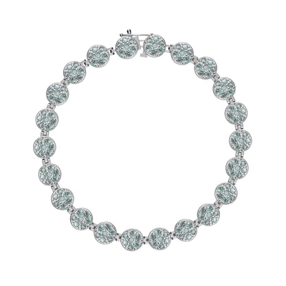 Rosecliff Tennis Alexandrite Bracelet in 14k Gold (June)