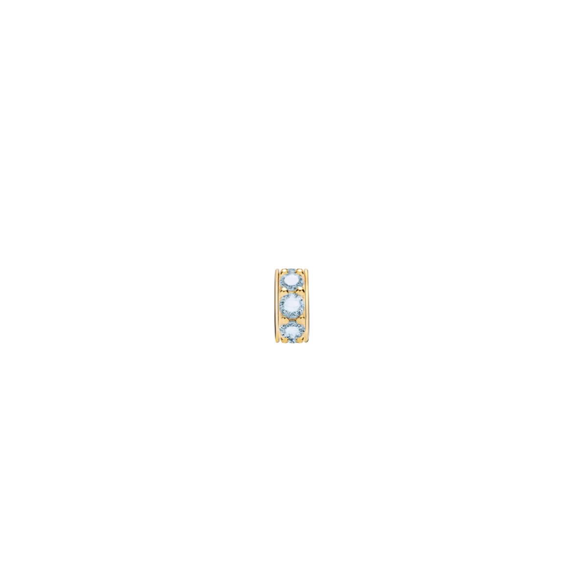 Rosecliff Nantucket Blue Topaz Bead in 14k Gold (December)