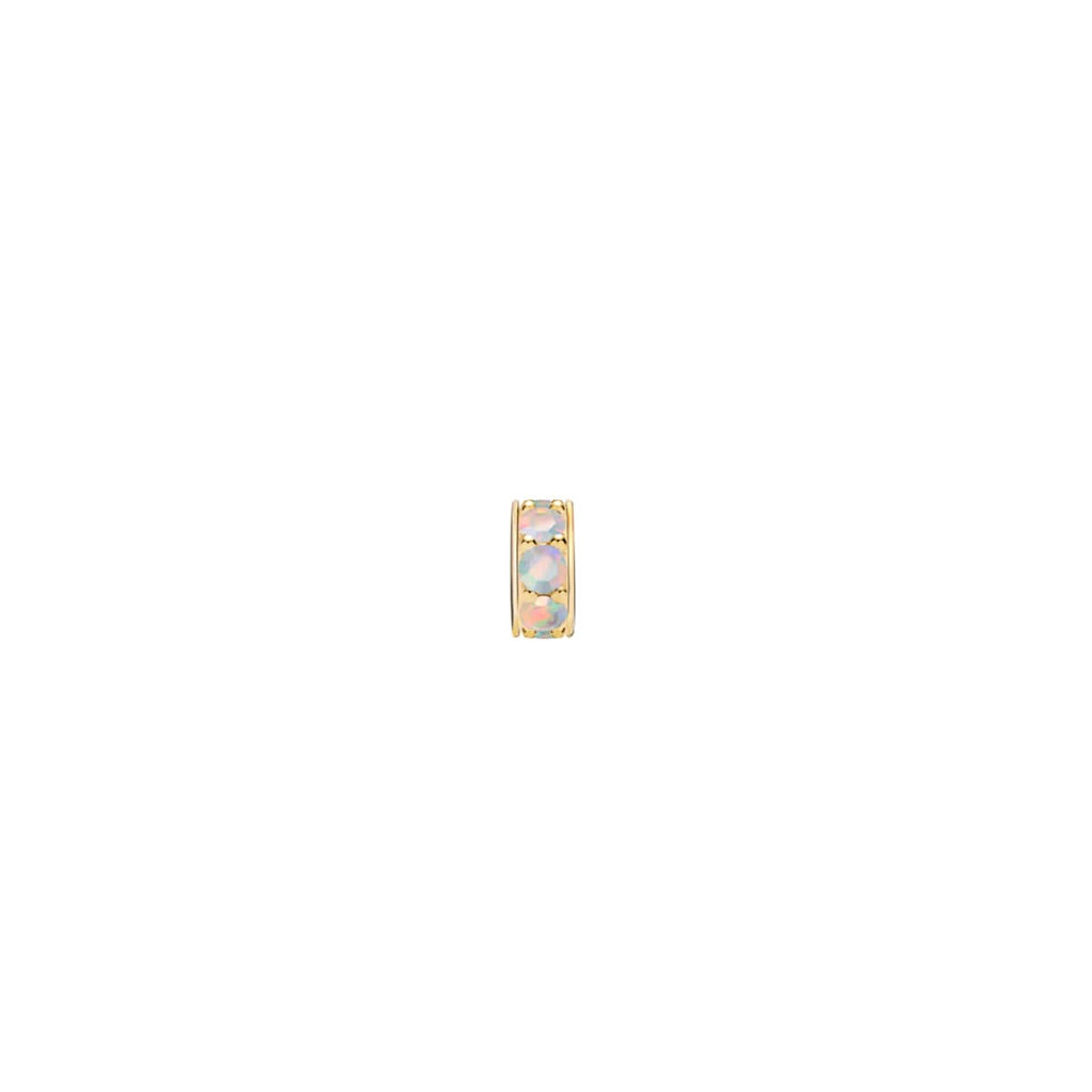 Rosecliff Opal Bead in 14k Gold (October)