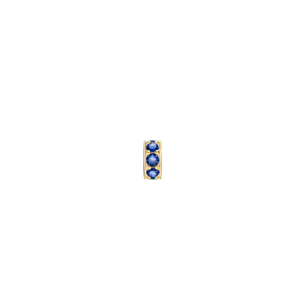 Rosecliff Sapphire Bead in 14k Gold (September)