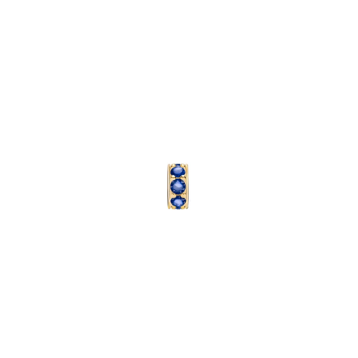 Rosecliff Sapphire Bead in 14k Gold (September)