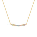 Rosecliff Opal Bar Necklace in 14k Gold (October)