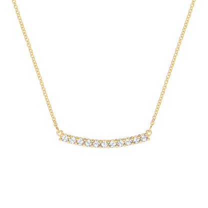 Rosecliff Bar Necklace in 14k Gold