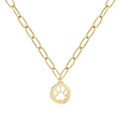 Paw Pendant in 14k Gold