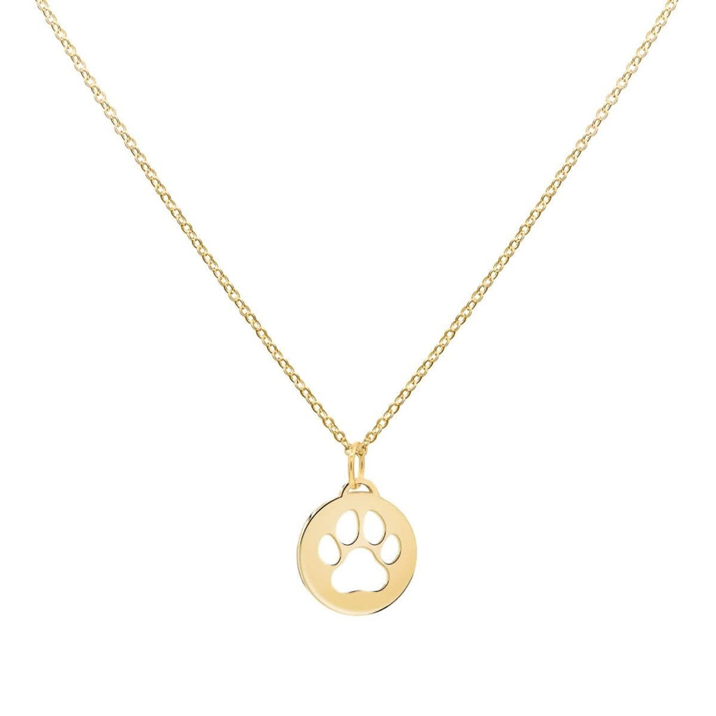Paw Pendant in 14k Gold