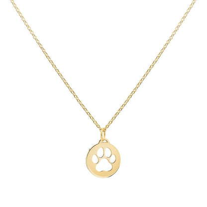 Paw Pendant in 14k Gold