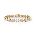 Rosecliff Tennis Diamond Bracelet in 14k Gold (April)