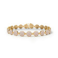 Rosecliff Tennis Opal Bracelet in 14k Gold (October)