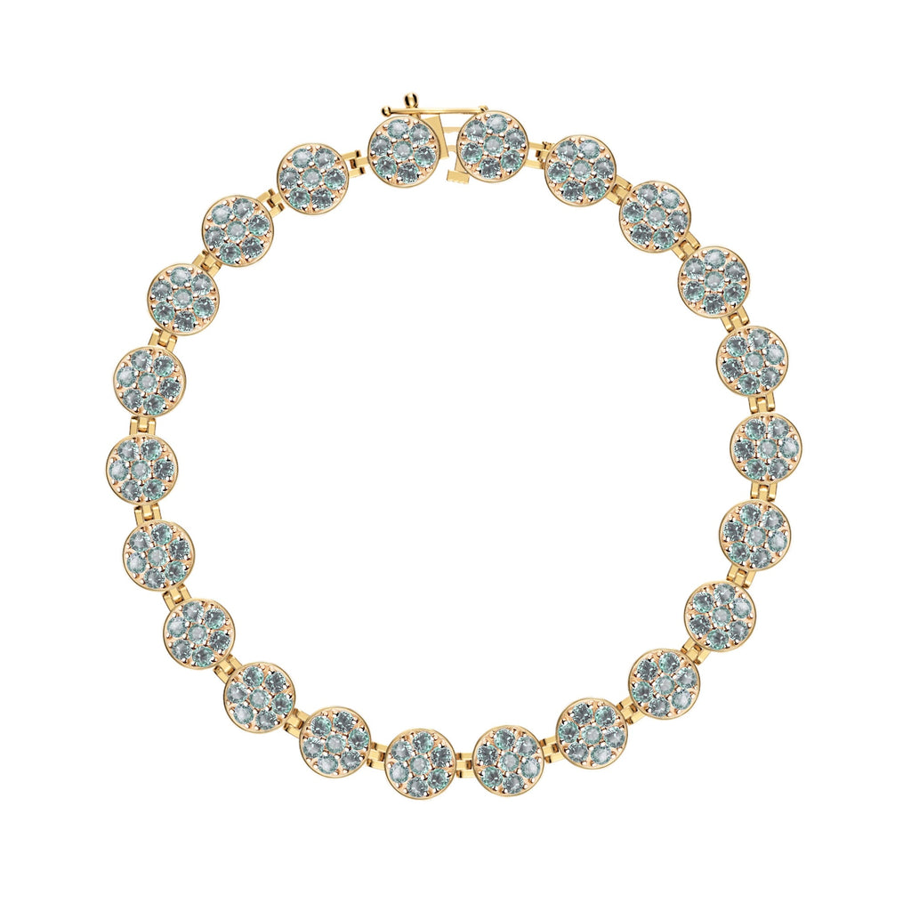 Rosecliff Tennis Alexandrite Bracelet in 14k Gold (June)