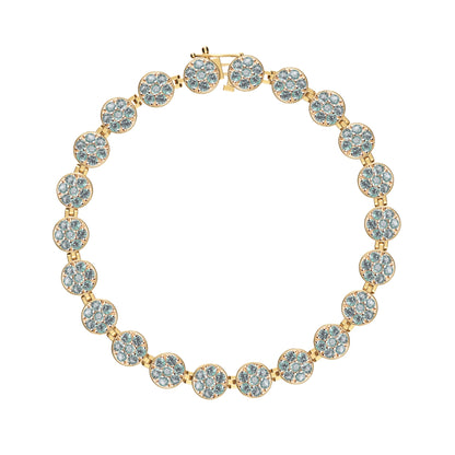Rosecliff Tennis Alexandrite Bracelet in 14k Gold (June)