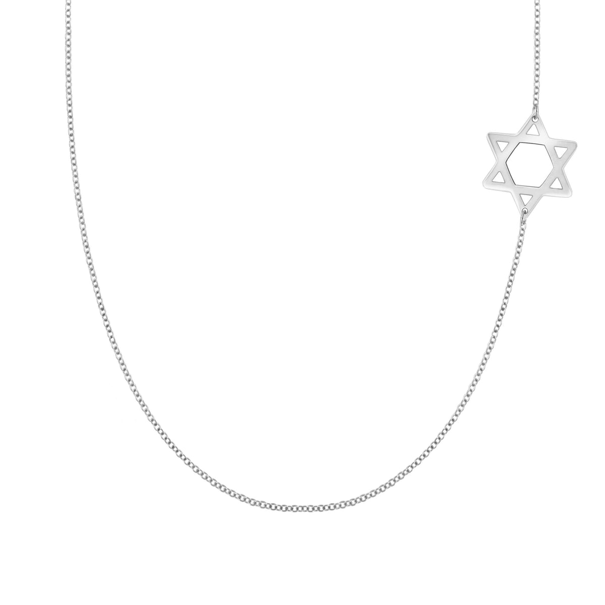 Star of David Necklace in 14k Gold