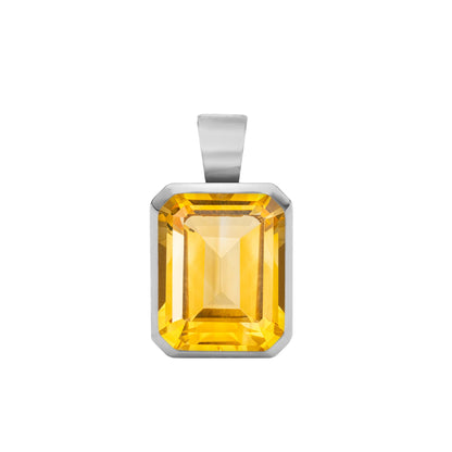 Warren Citrine Pendant in 14k Gold (November)