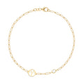 Aries & Birthstone Bracelet on Adelaide Mini in 14k Gold