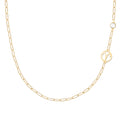 Aries & Birthstone Necklace on Adelaide Mini in 14k Gold