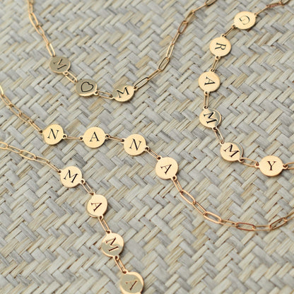 NANA Bracelet on Adelaide Mini in 14k Gold