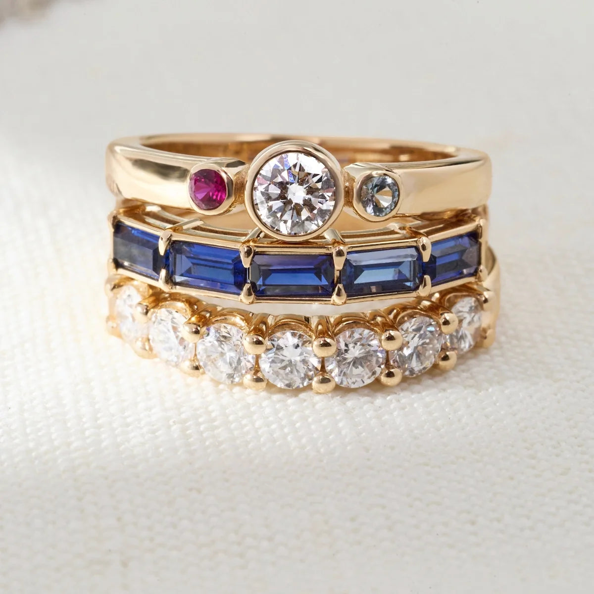 Providence Sapphire Ring in 14k Gold (September)