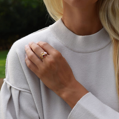Grand Citrine Ring in 14k Gold (November)