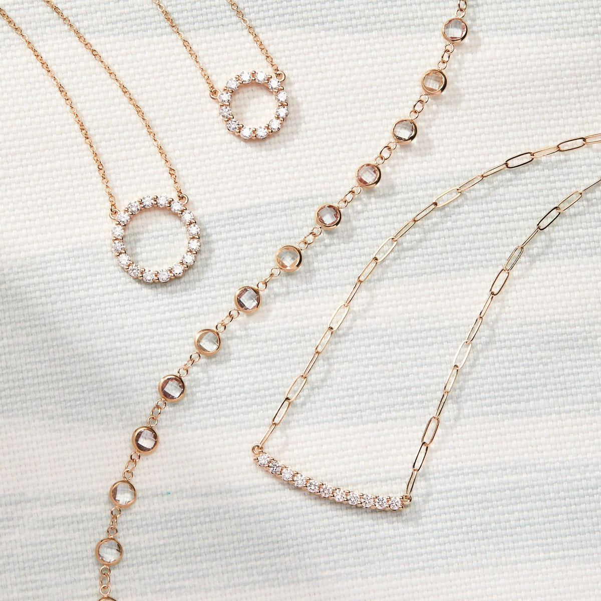 Rosecliff Bar Adelaide Mini Necklace in 14k Gold