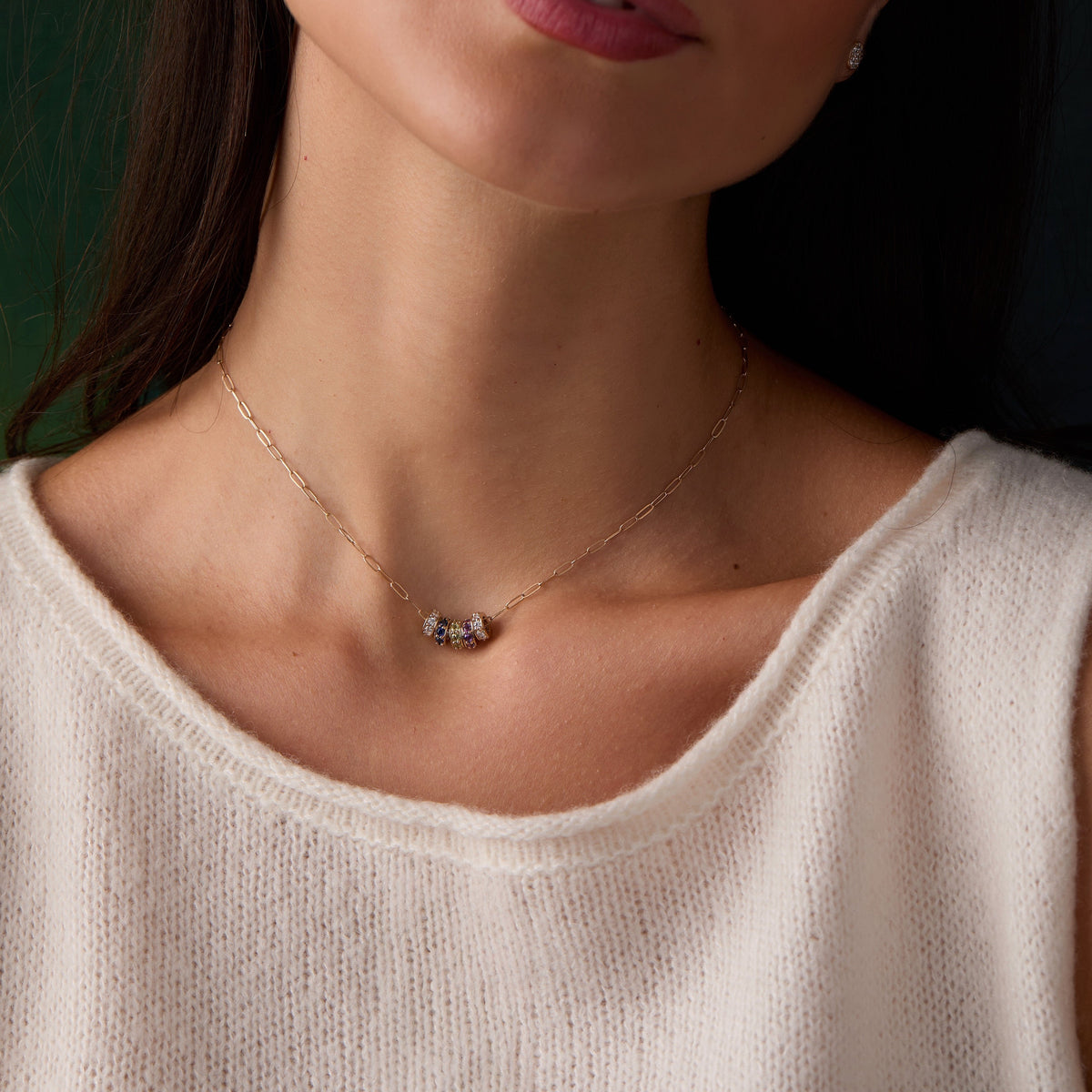 Rosecliff Birthstone Bead in 14k Gold
