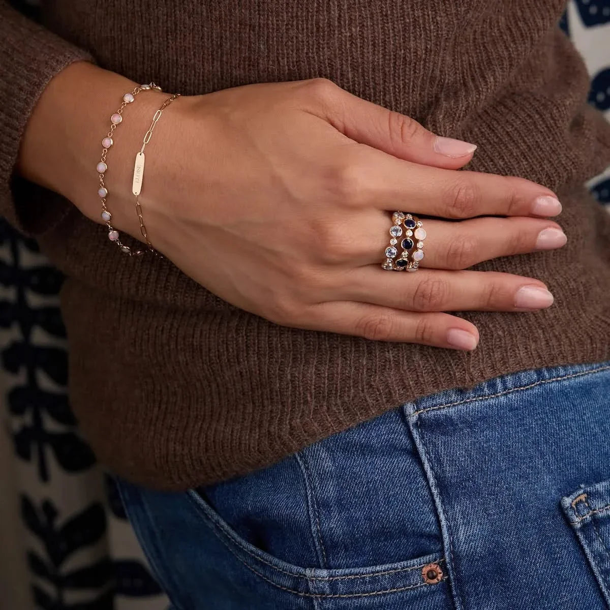 Barrington Birthstone Band Ring in 14k Gold