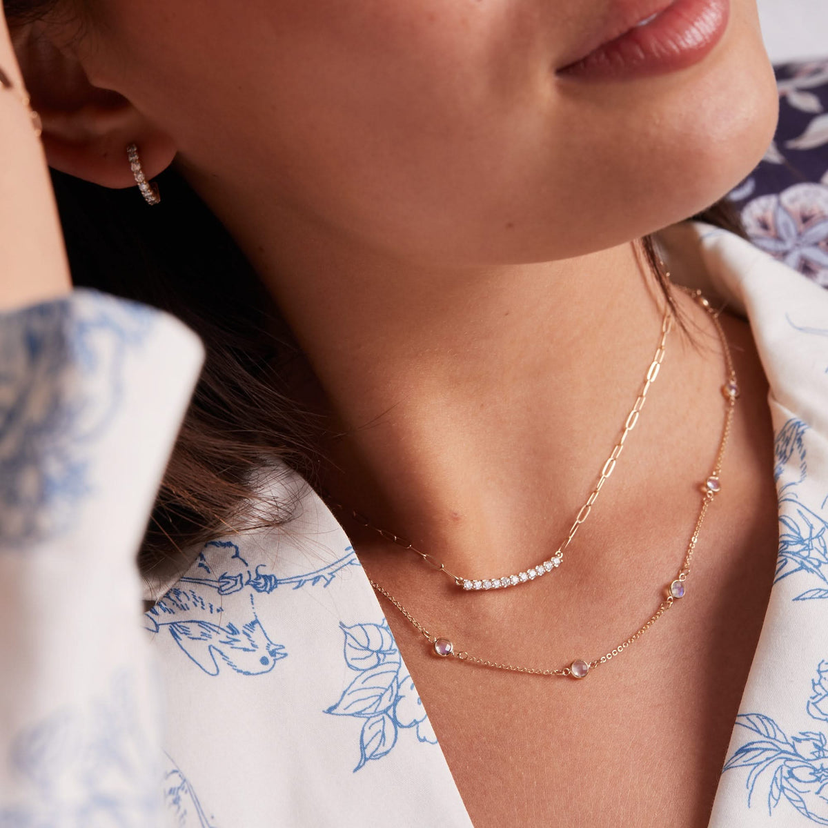 Bayberry 11 Birthstone Necklace in 14k Gold