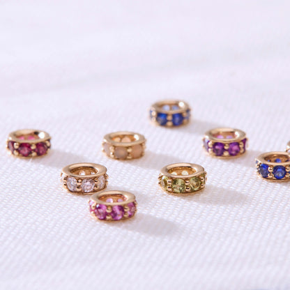 Rosecliff Amethyst Bead in 14k Gold (February)