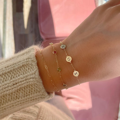 XOX Bracelet in 14k Gold